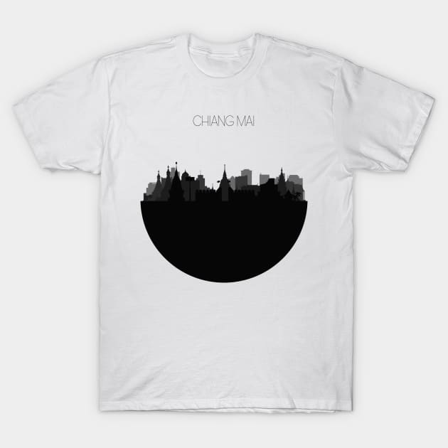 Chiang Mai Skyline T-Shirt by inspirowl